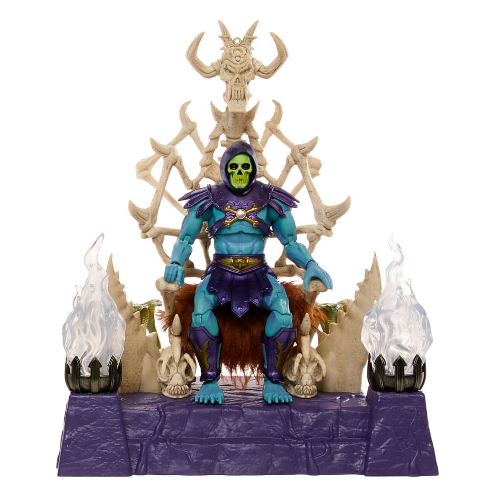 Masters of the Universe: Nieuwe Eternia Masterverse Actiefiguur Skeletor &amp; Throne 18 cm