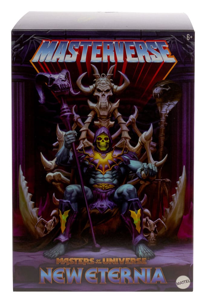 Masters of the Universe: Nieuwe Eternia Masterverse Actiefiguur Skeletor &amp; Throne 18 cm