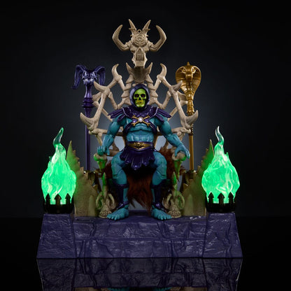 Masters of the Universe: Nieuwe Eternia Masterverse Actiefiguur Skeletor &amp; Throne 18 cm