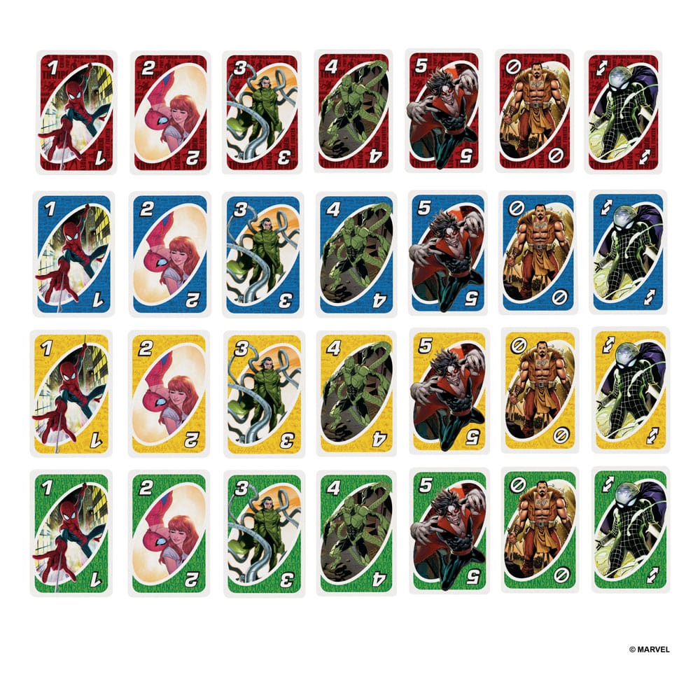 Das erstaunliche Spider-Man-Kartenspiel uno
