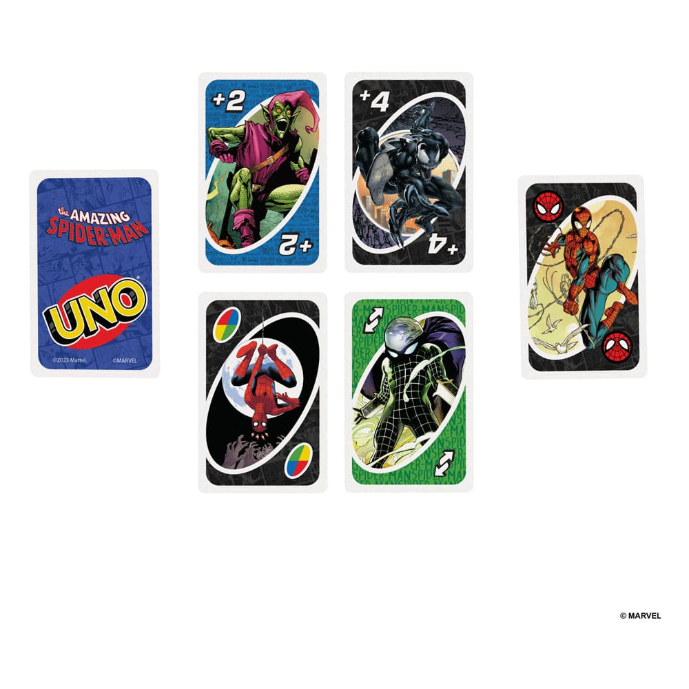 Das erstaunliche Spider-Man-Kartenspiel uno