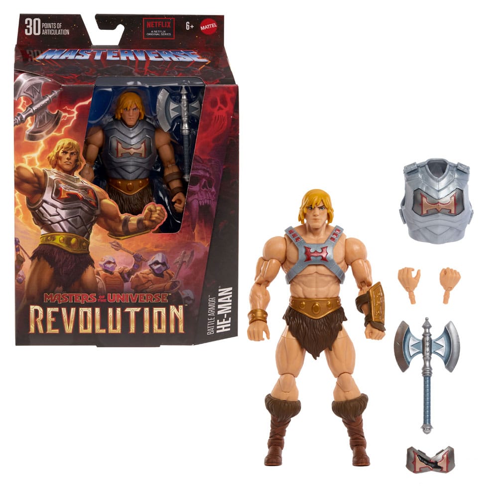 Masters of the Universe: Revolution Masterverse Action Figure Battle Armor He-Man 18 cm