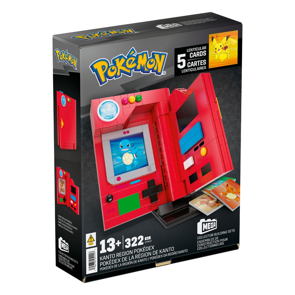 Pokémon Mega Building Kit Kanto Region Pokédex