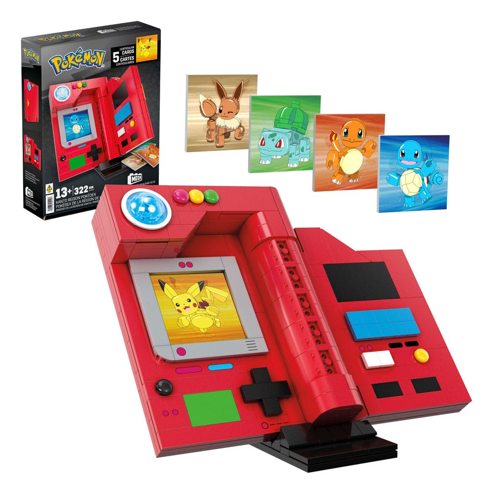 Pokémon Mega Building Kit Kanto Region Pokédex