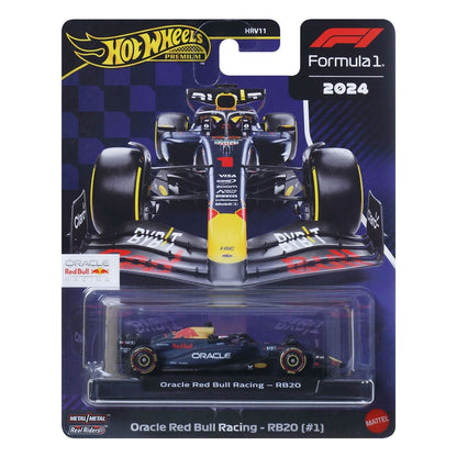 Veicolo pressofuso Premium Hot Wheels Formula 1 1/64 Oracle Red Bull Racing RB20 (#1) (Max Verstappen 2024)