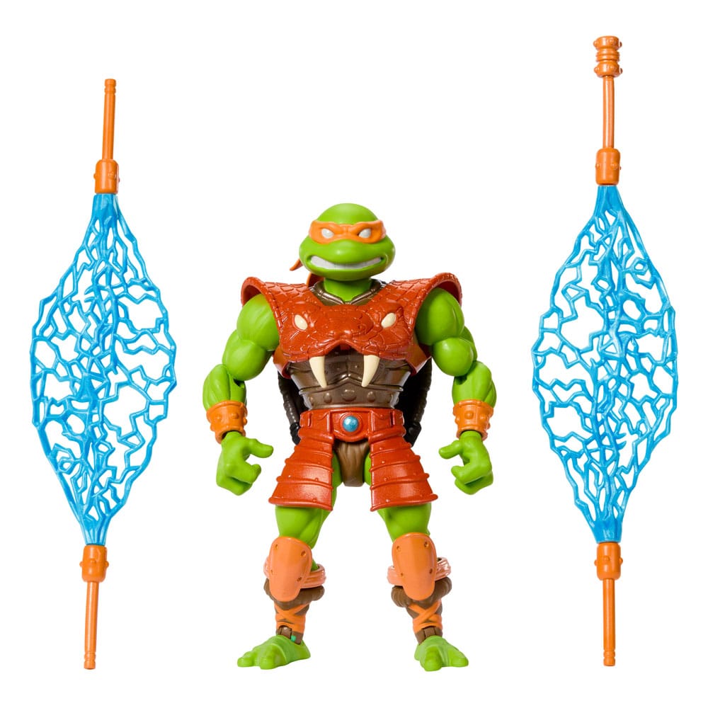 Motu X TMNT: Grayskull Kaplumbağaları Aksiyon Figürü Michelangelo 14 cm