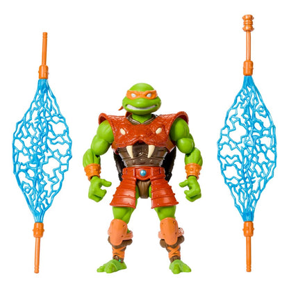 Motu X TMNT: Grayskull Kaplumbağaları Aksiyon Figürü Michelangelo 14 cm