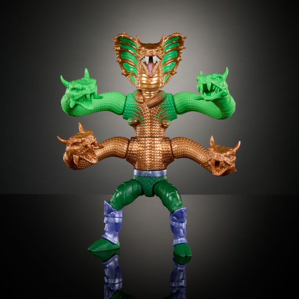 Motu X TMNT: Turtles of Grayskull Deluxe Action Figuur King Hiss 14 cm
