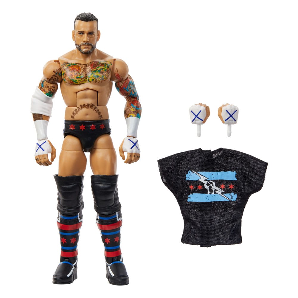 WWE Elite Koleksiyon Aksiyon Figürü CM Punk 15 cm