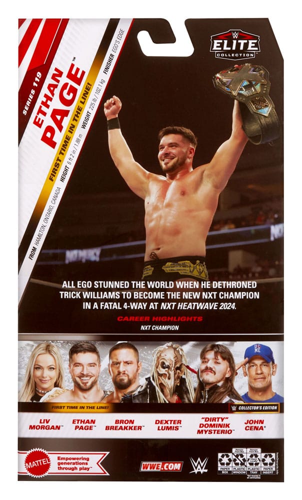 WWE Elite Koleksiyonu Aksiyon Figürü Ethan Sayfa 15 cm