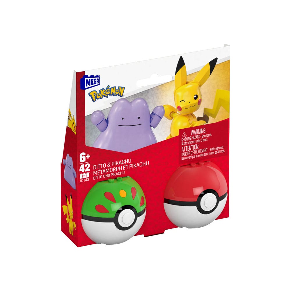 Pokémon MEGA Construction Set Poké Ball Collection: Pikachu & Ditto