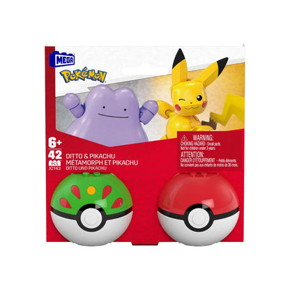 Pokémon MEGA Construction Set Poké Ball Collection: Pikachu & Ditto