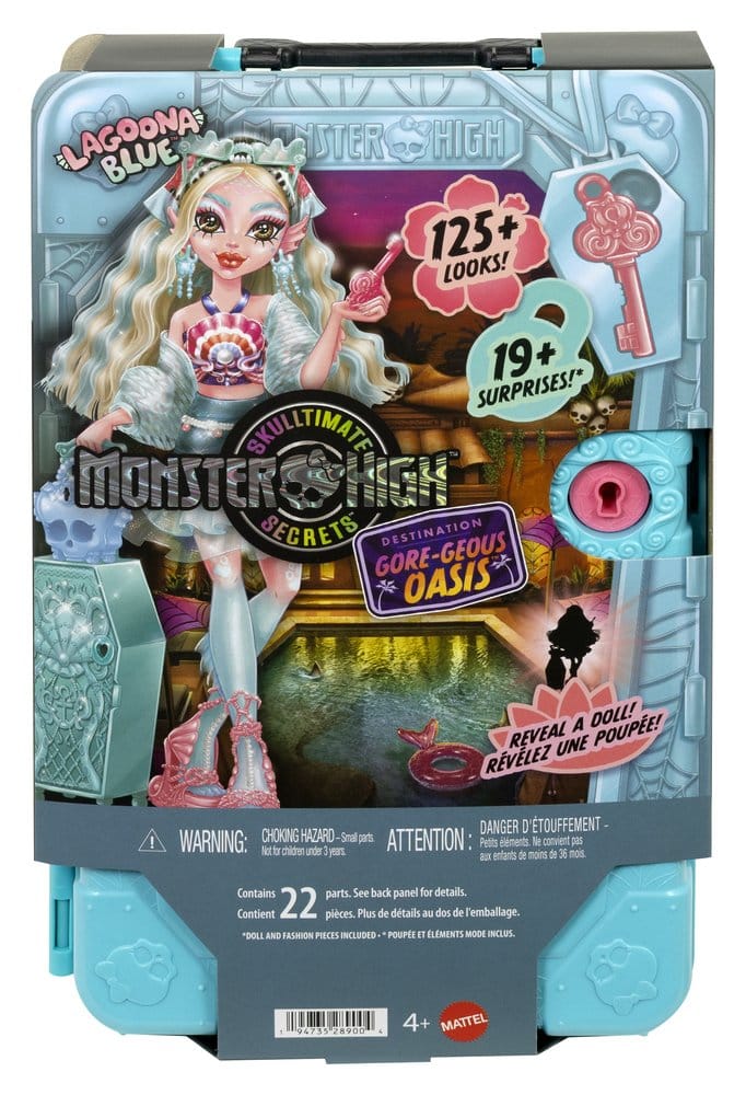 Monster High Skulltimate Secrets Doll Destinasjon: Nydelig Oasis - Lagoona Blue