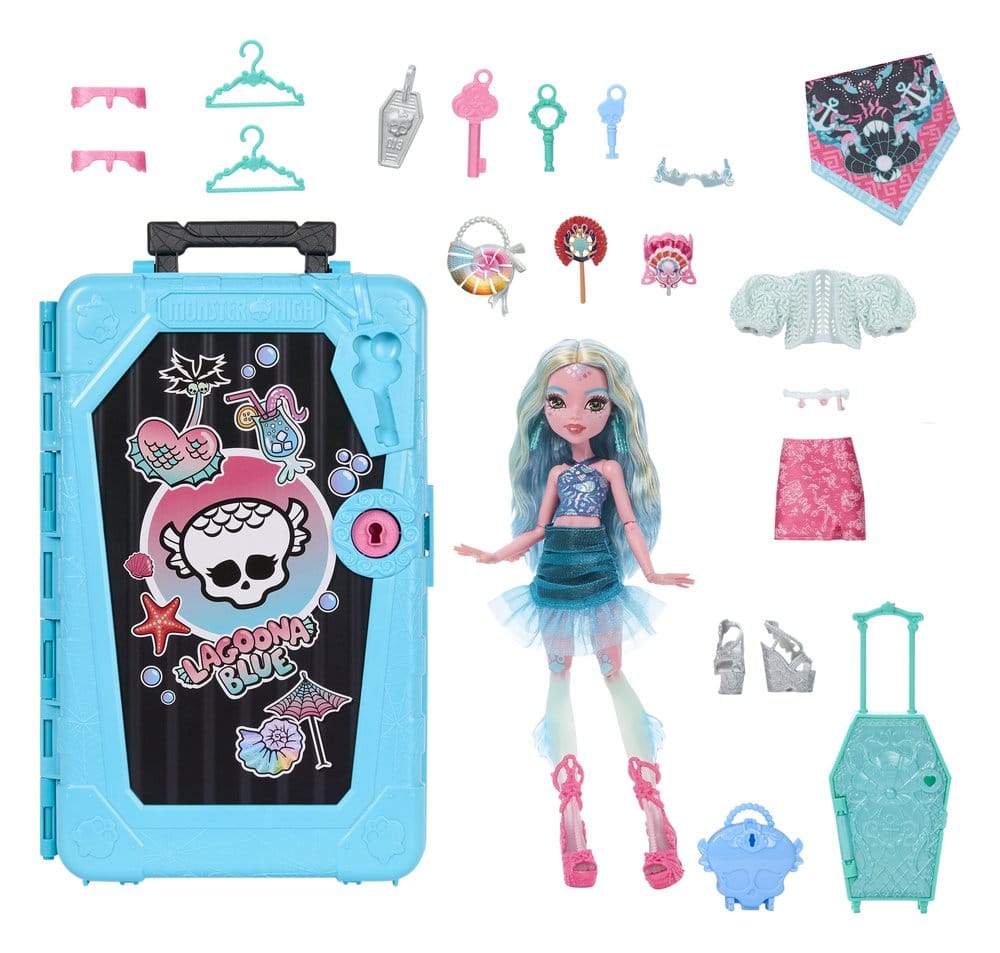 Monster High Skulltimate Secrets Doll Destinasjon: Nydelig Oasis - Lagoona Blue