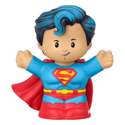 DC Comics Fisher-Price Little People Minifiguras de coleccionista Pack de 4 Superman: A través de los tiempos 7 cm