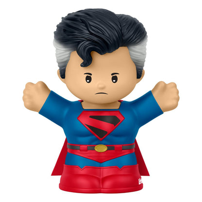 DC Comics Fisher-Price Little People Minifiguras de coleccionista Pack de 4 Superman: A través de los tiempos 7 cm