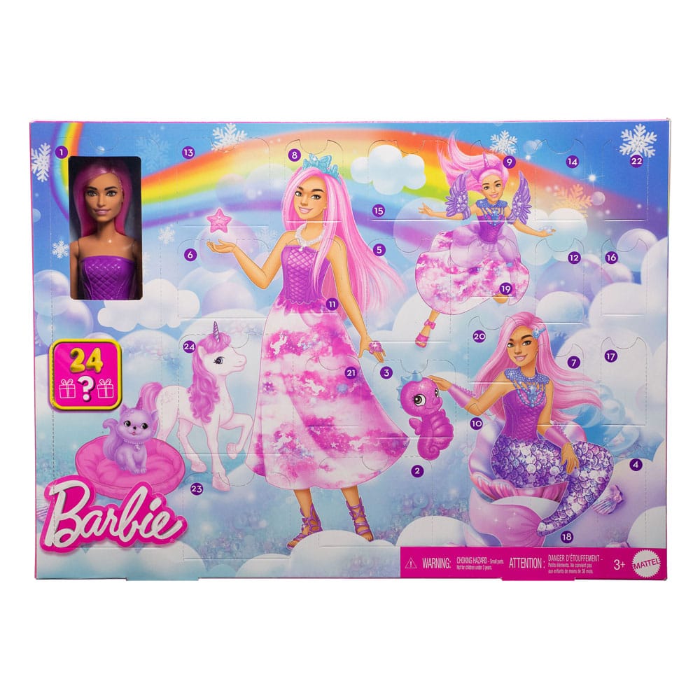 Barbie Adventskalender mit Puppenfantasie