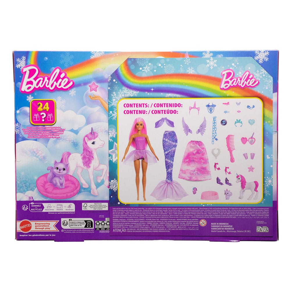Barbie Adventskalender mit Puppenfantasie