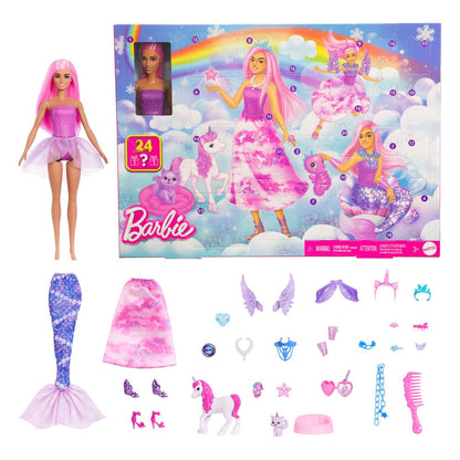 Barbie Adventskalender mit Puppenfantasie