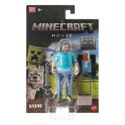 En Minecraft Movie Action Figur Steve 10 cm