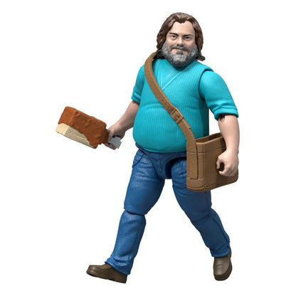 Een Minecraft -filmactie -figuur Steve 10 cm