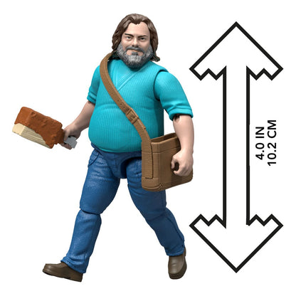 Een Minecraft -filmactie -figuur Steve 10 cm