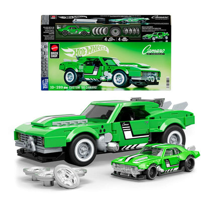 Mattel Brick Shop Hot Wheels Speed Series Jeu de construction 1/32 Custom '68 Camaro