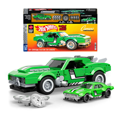 Mattel Brick Shop Hot Wheels Speed Series Jeu de construction 1/32 Custom '68 Camaro