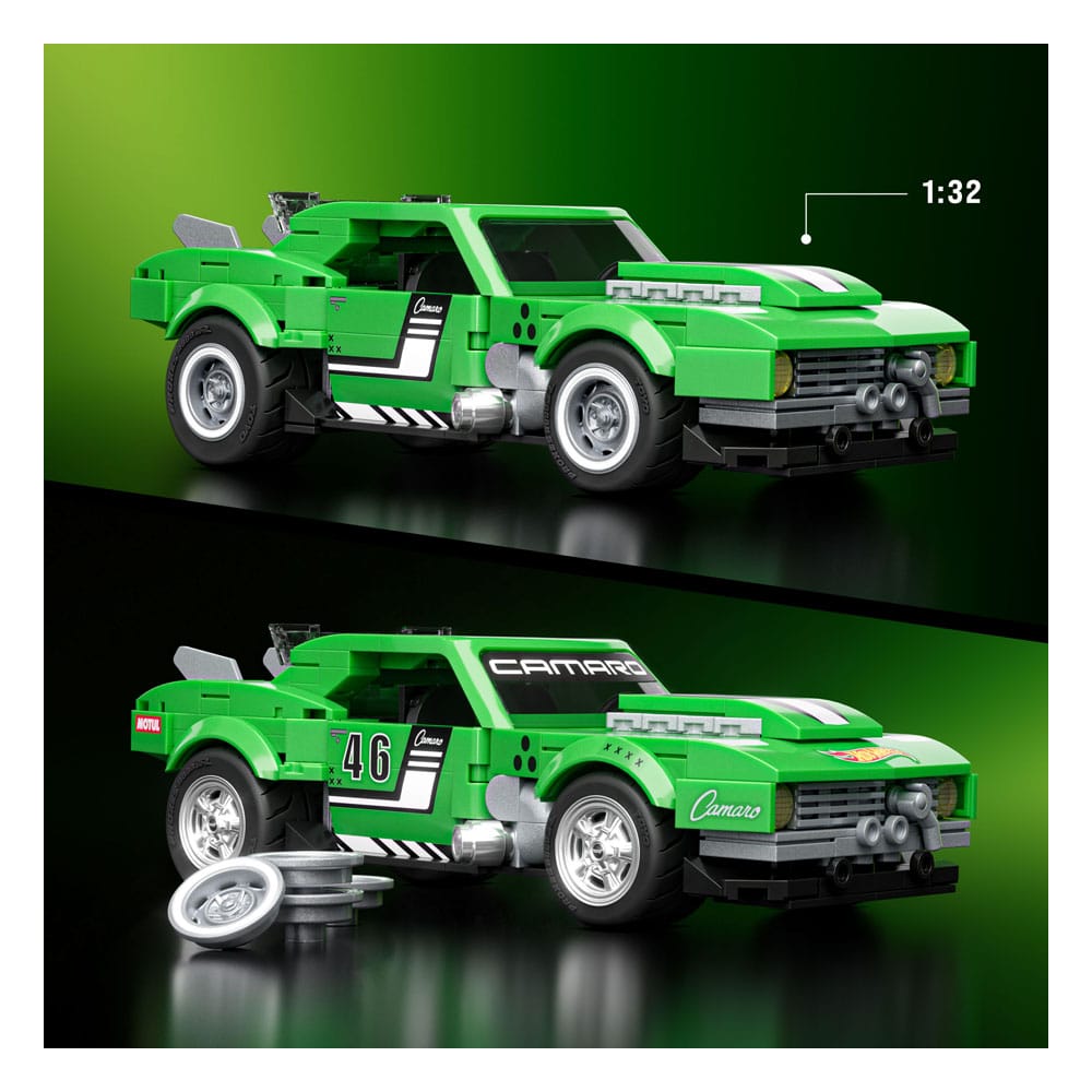 Mattel Brick Shop Hot Wheels Speed Series Jeu de construction 1/32 Custom '68 Camaro