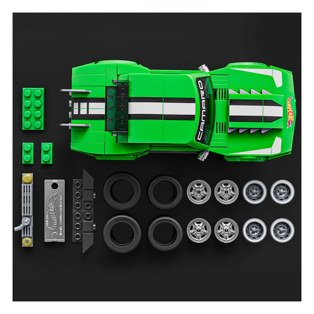 Mattel Brick Shop Hot Wheels Speed Series Jeu de construction 1/32 Custom '68 Camaro