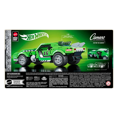 Mattel Brick Shop Hot Wheels Speed Series Jeu de construction 1/32 Custom '68 Camaro