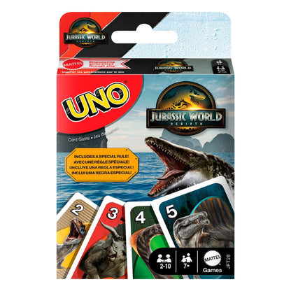 Jurassic World Rebirth Uno Card Game