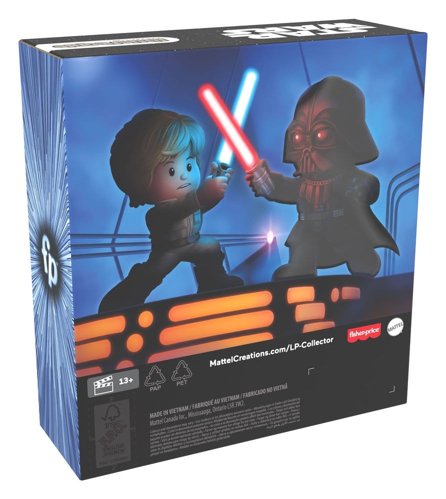 Mini figure da collezione Star Wars Little People, confezione da 2, I Am Your Father, 7 cm