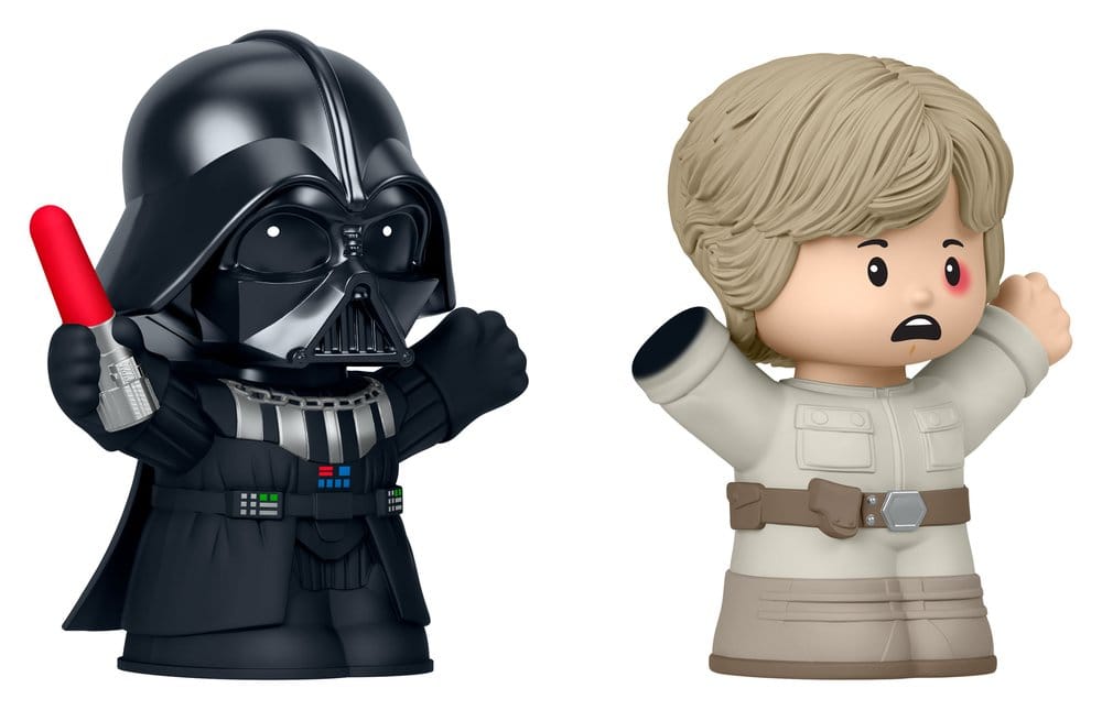 Mini figure da collezione Star Wars Little People, confezione da 2, I Am Your Father, 7 cm