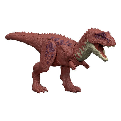 Jurassic World Rebirth Action figure con suono selvaggio ruggito Aucasaurus 12 cm