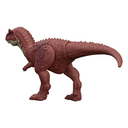 Jurassic World Rebirth Action figure con suono selvaggio ruggito Aucasaurus 12 cm