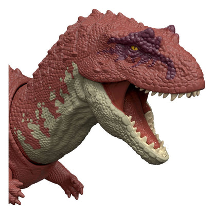 Jurassic World Rebirth Action figure con suono selvaggio ruggito Aucasaurus 12 cm