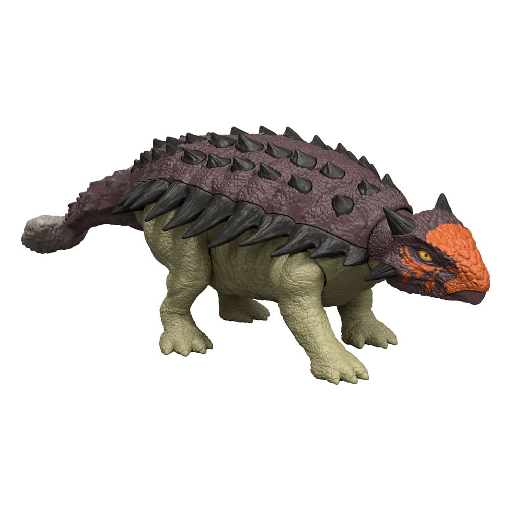 Jurassic World Rebirth Action figure con suono selvaggio ruggito ankylosaurus 7 cm