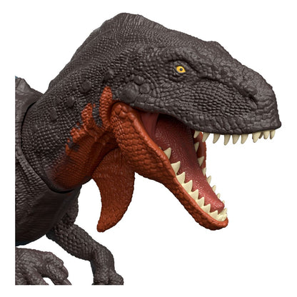 Jurassic World Rebirth Action figure con suono selvaggio ruggito Abelisaurus 12 cm