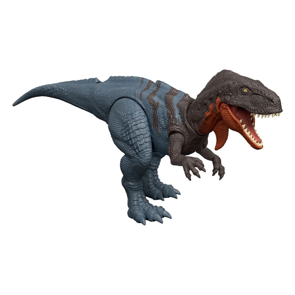 Jurassic World Rebirth Action figure con suono selvaggio ruggito Abelisaurus 12 cm