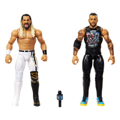 WWE Ana Etkinlik Karşılaşması Aksiyon Figürleri CM Punk vs Seth "Freakin" Rollins 2'li Paket 15 cm