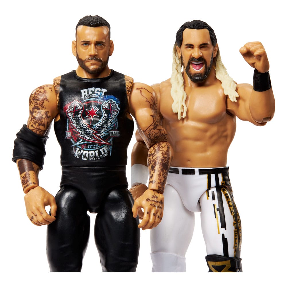 WWE Ana Etkinlik Karşılaşması Aksiyon Figürleri CM Punk vs Seth "Freakin" Rollins 2'li Paket 15 cm