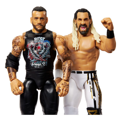 WWE Ana Etkinlik Karşılaşması Aksiyon Figürleri CM Punk vs Seth "Freakin" Rollins 2'li Paket 15 cm