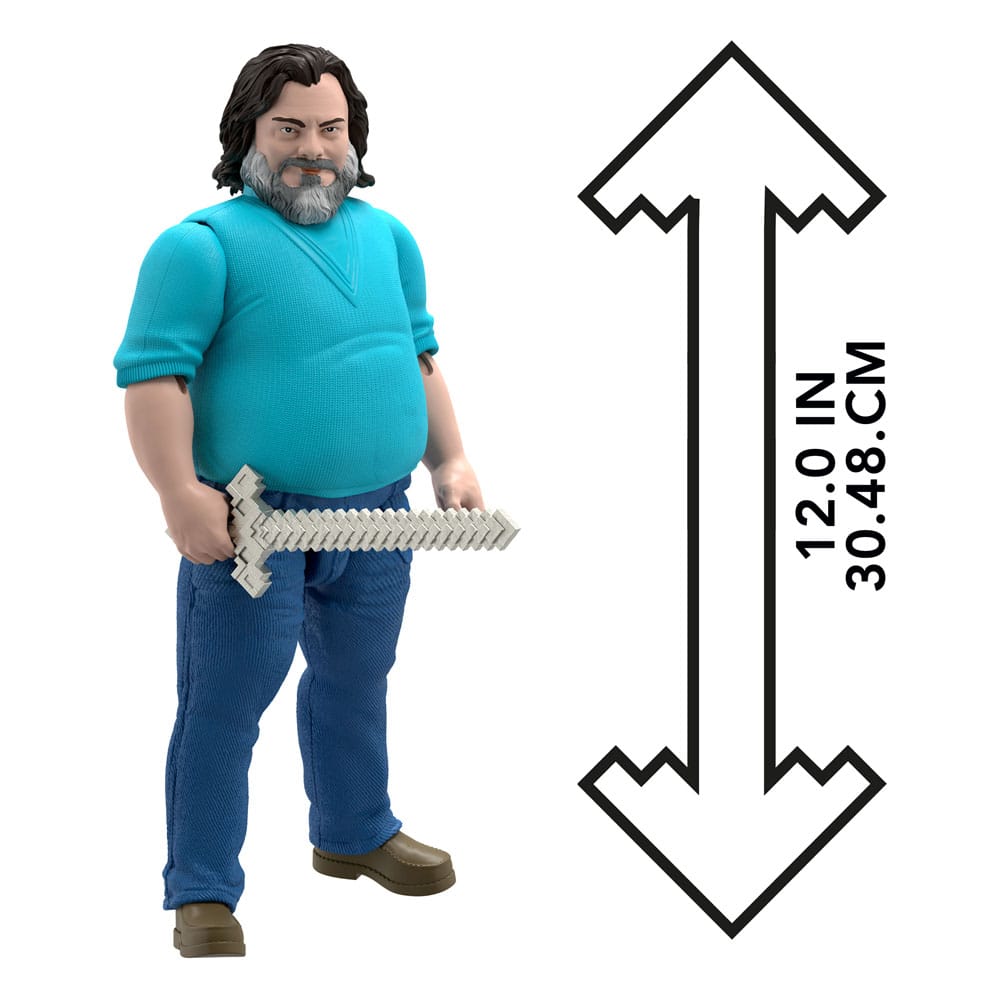 Un film di Minecraft Action figura di grande Steve 30 cm