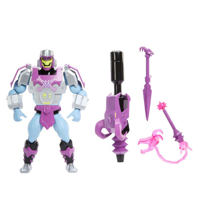 Masters of the Universe x Transformers Action Figur Megatron Armor Skeletor heo Europeisk Eksklusiv 14 cm