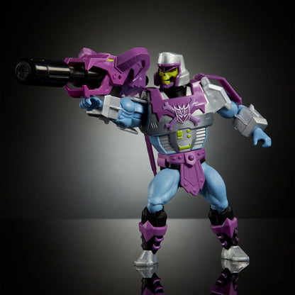 Masters of the Universe x Transformers Action Figur Megatron Armor Skeletor heo Europeisk Eksklusiv 14 cm