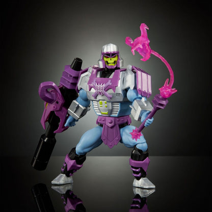 Masters of the Universe x Transformers Action Figur Megatron Armor Skeletor heo Europeisk Eksklusiv 14 cm