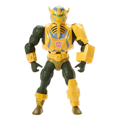 Masters of the Universe X Transformers Action Figure Bumblebee Armor Man-at-Arms Heo European Exclusive 14 Cm