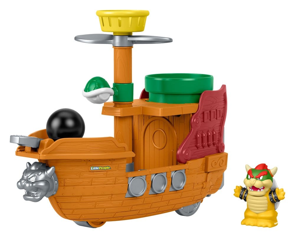 Mijn Mario Little People speelset Bowser's luchtschip