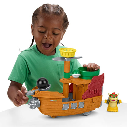 Mijn Mario Little People speelset Bowser's luchtschip